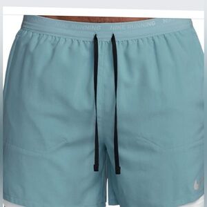 NEW W/ TAGS Nike Men's Dri-FIT Stride 5'' 2-in-1 Running Shorts Denim Turq blue